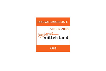 Logo IT-Innovationspreis 2018 in der Kategorie Apps