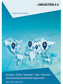 Cover des Reports zur Konferenz „Securing Global Industrial Value Networks – synchronizing international approaches"