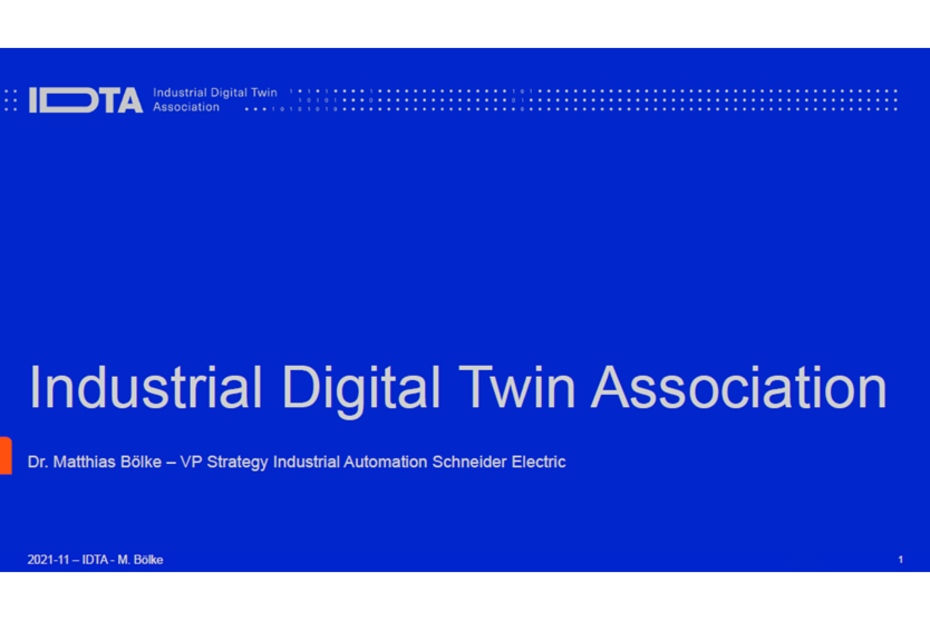 Cover 'Industrial Digital Twin Association'