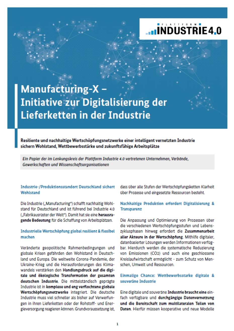 Manufacturing-X