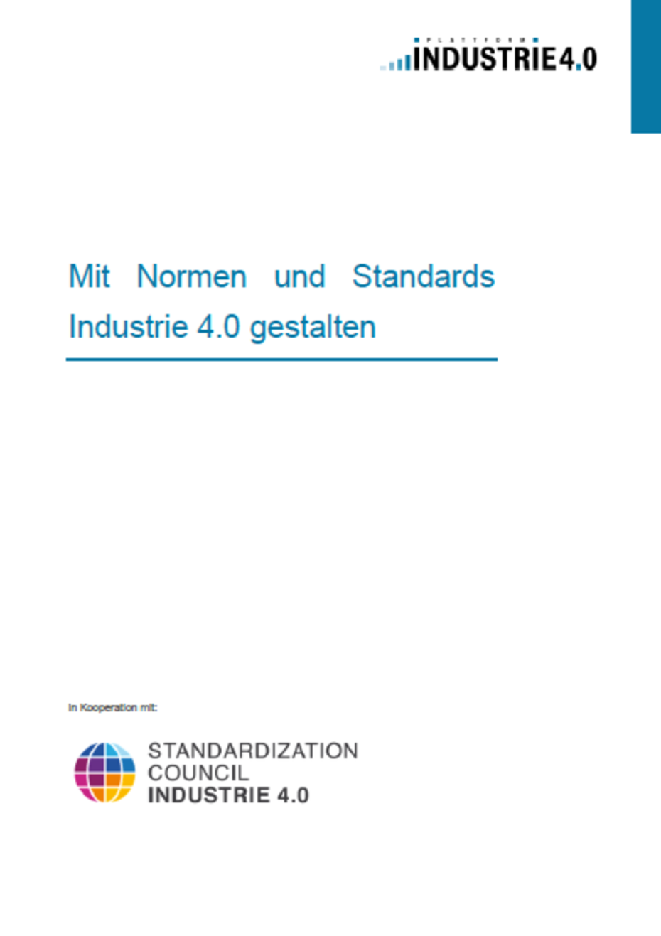 Mit Normen und Standards Industrie 4.0 gestalten