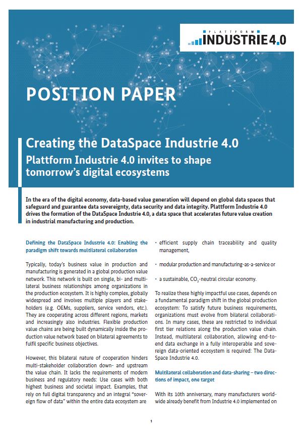 PositionPaper-DataSpaces