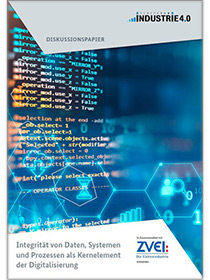 Cover der Publikation "Integrität von Daten, Systemen und Prozessen als Kernelement der Digitalisierung"