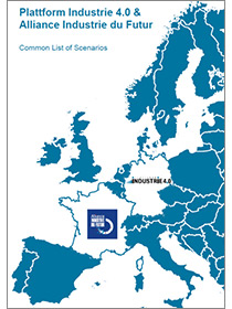 Cover der Publikation "Plattform Industrie 4.0 & Industrie du Futur: Common List of Scenarios"
