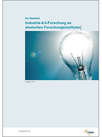 Cover der Publikation "Industrie 4.0-Forschung an deutschen Forschungsinstituten: Ein Überblick"
