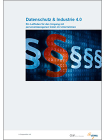 Cover der Publikation "Datenschutz & Industrie 4.0"