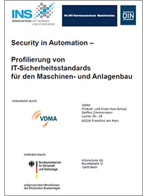 Cover der Publikation "Security in Automation"