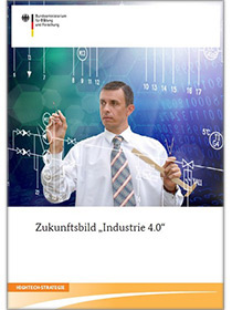 Cover der Publikation Zukunftsbild „Industrie 4.0“