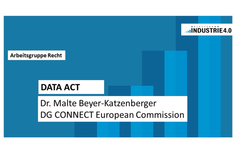Dr. Malte Beyer-Katzenberger ist Team Leader bei DG CONNECT, European Commission