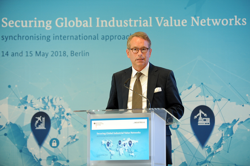 Konferenz “Securing Global Industrial Value Chains” in Berlin, Eröffnung von Dr. Ulrich Nussbaum, Staatssekretär im Bundeswirtschaftsministerium