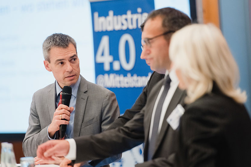 Henning Banthien, Secretary General der Plattform Industrie 4.0, auf der Veranstaltungsreihe Industrie4.0@Mittelstand