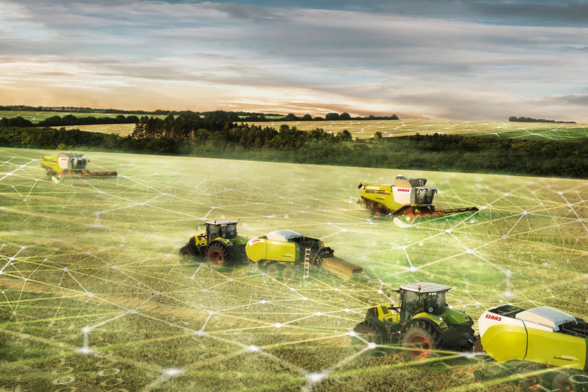 Industrie 4.0 in der Landwirtschaft: In der Getreideernte müssen in kürzester Zeit die Früchte eines ganzen Jahres geerntet werden. Dabei helfen autonome Roboter.