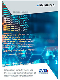 Cover of the publication "Integrity of Data, Systems and Processes as the Core Element of Networking and Digitalization"