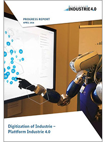 Cover of the publication "Digitization of Industrie – Plattform Industrie 4.0"