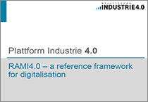 Cover of the publication "Reference Architectural Model Industrie 4.0 (RAMI4.0) - An Introduction"