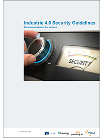 Cover of the publication "Industrie 4.0 Security Guidelines"