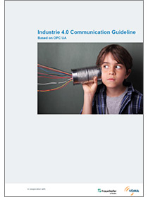Cover of the publication "VDMA Guideline Industrie 4.0 Communication Guideline Based on OPC UA"