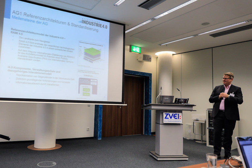 The Big Picture: Kai Garrels, Spokesman of the working group “Reference architectures, standards and standardization” at Plattform Industrie 4.0 provides an introduction into the topic. 