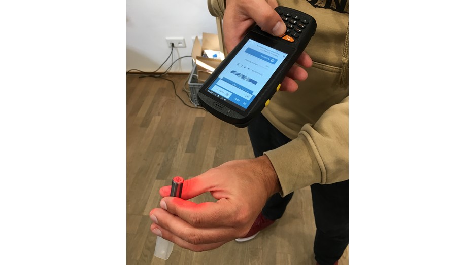 ID4i on mobile barcode scanner